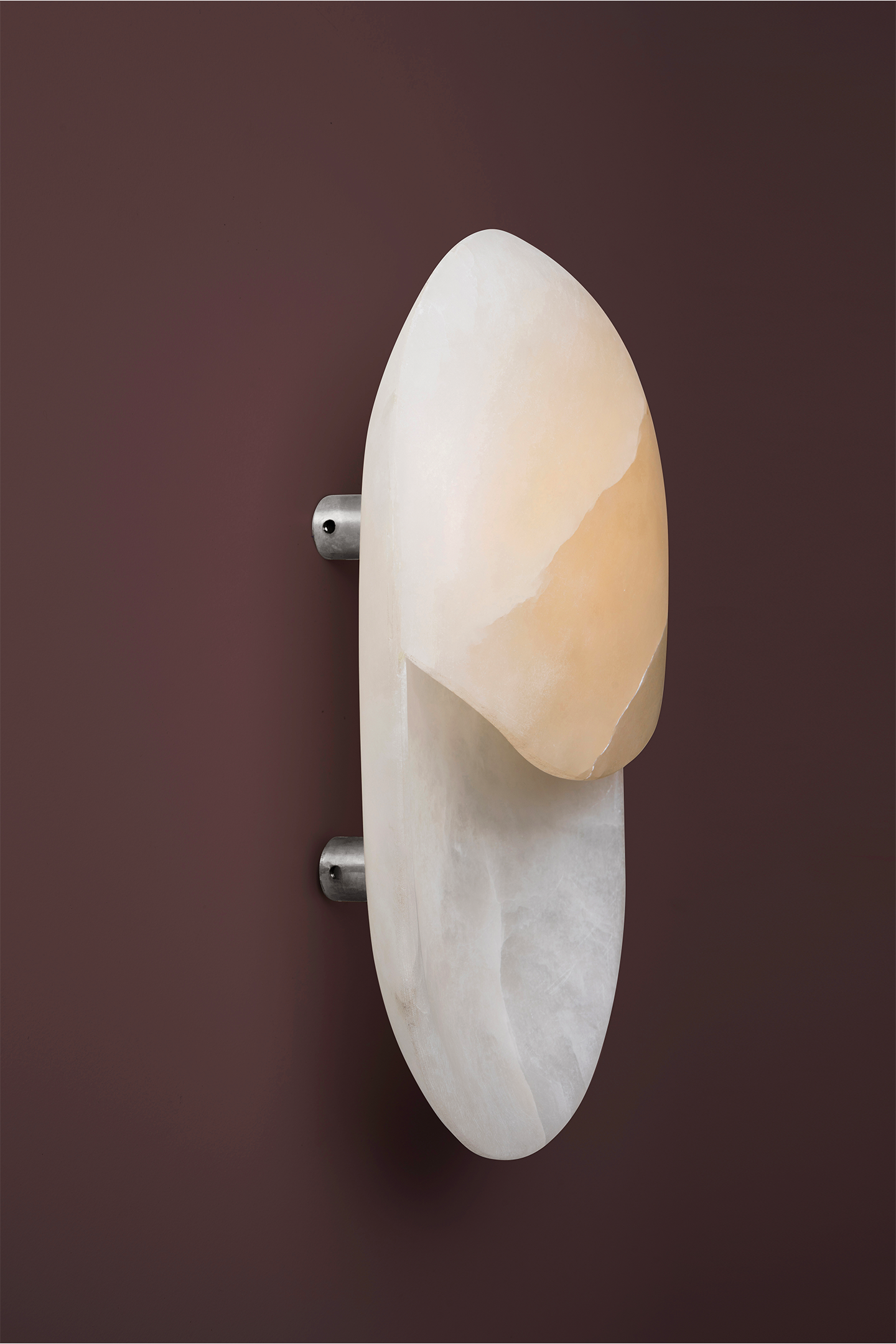 HALF MOON WALL LIGHT (ALABASTER)