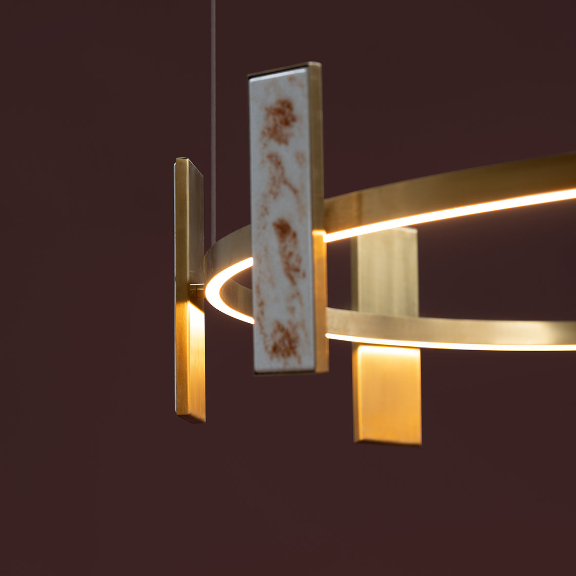 BRICK RING CHANDELIER