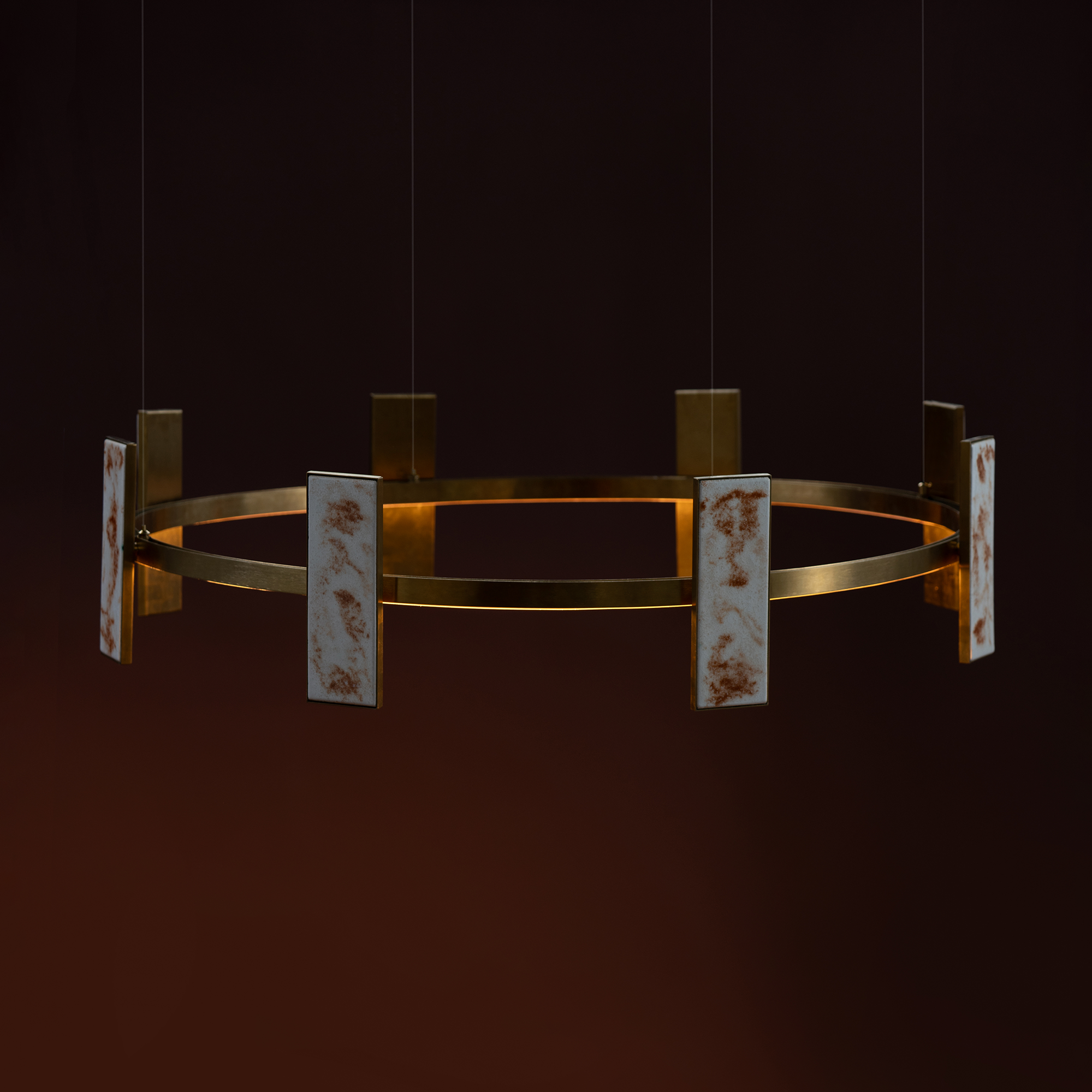 BRICK RING CHANDELIER